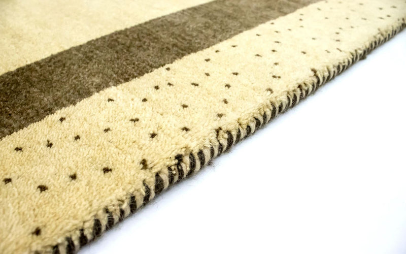 Gabbeh Teppich - Loribaft Indus 184 x 122 cm - beige