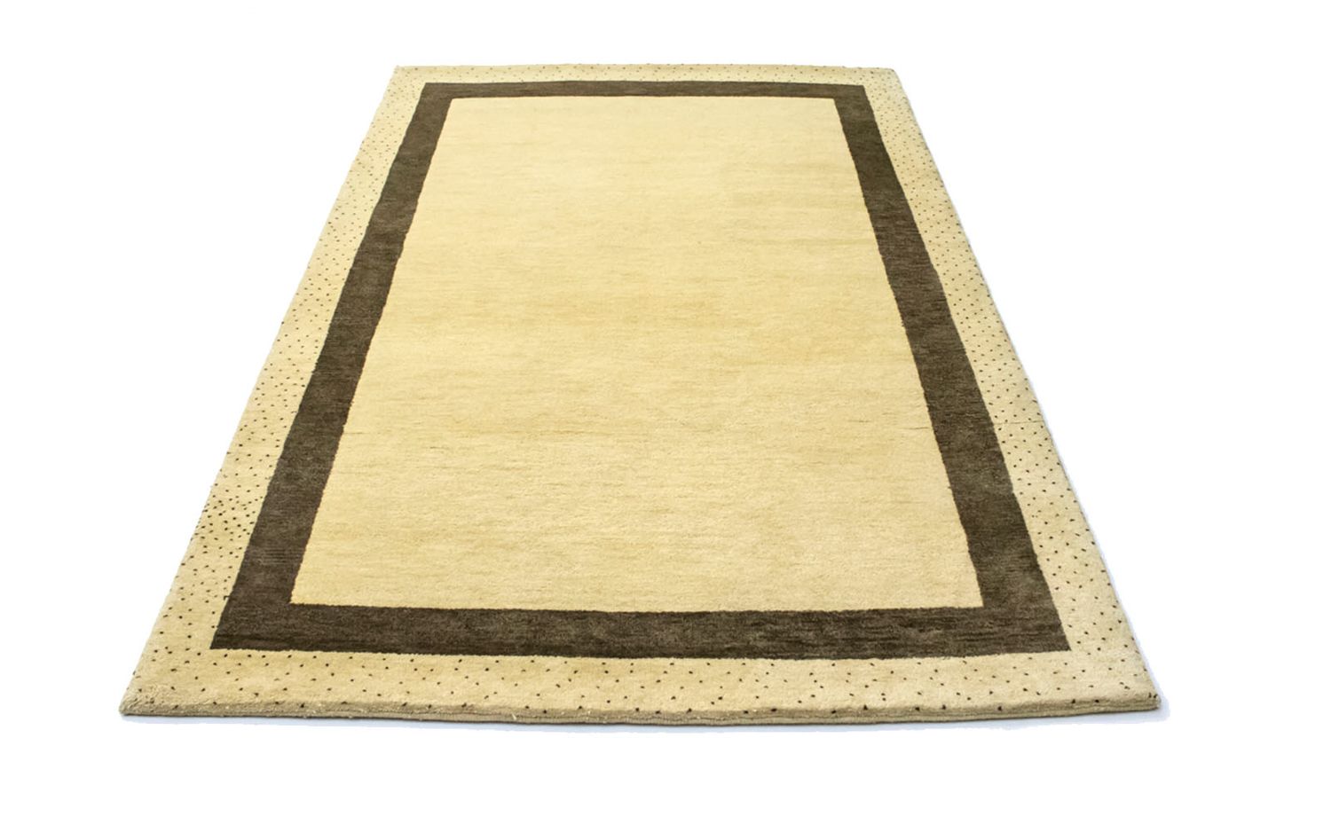 Gabbeh Teppich - Loribaft Indus 184 x 122 cm - beige