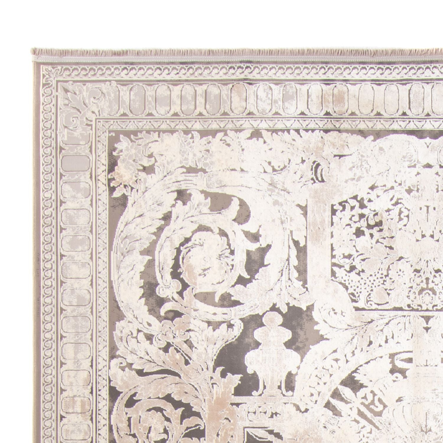 Designer Teppich - 300 x 200 cm - grau