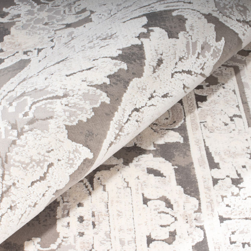Designer Teppich - 300 x 200 cm - grau
