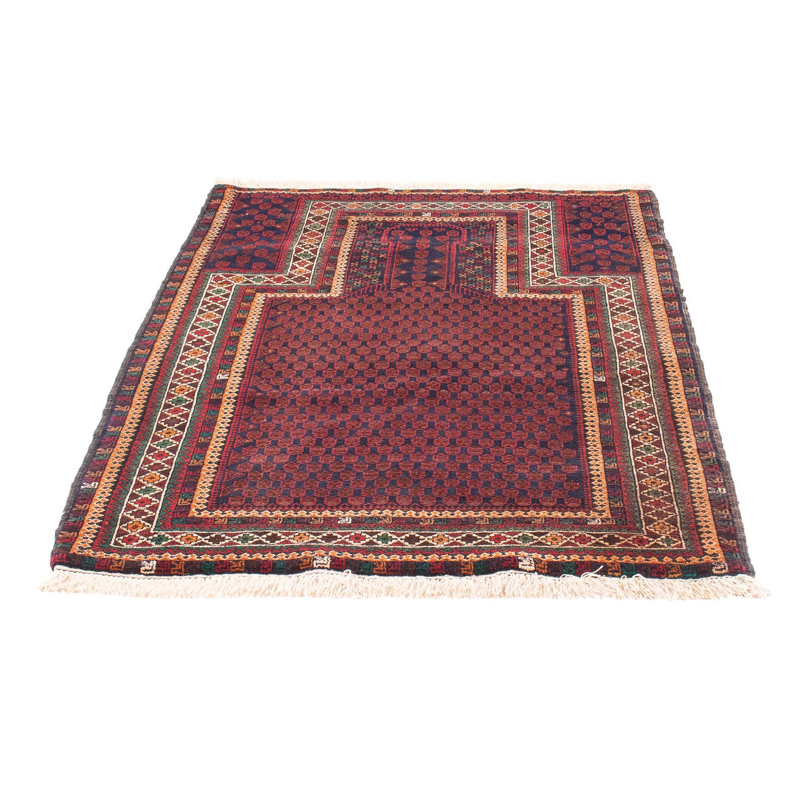 Belutsch Teppich - Gebetsteppich - 147 x 96 cm - blau