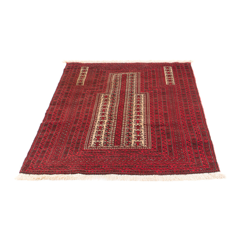 Belutsch Teppich - Gebetsteppich - 132 x 92 cm - beige