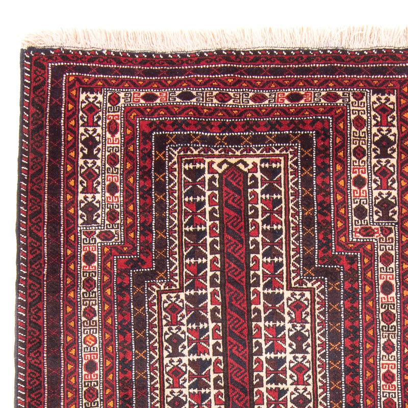 Belutsch Teppich - Gebetsteppich - 150 x 102 cm - beige