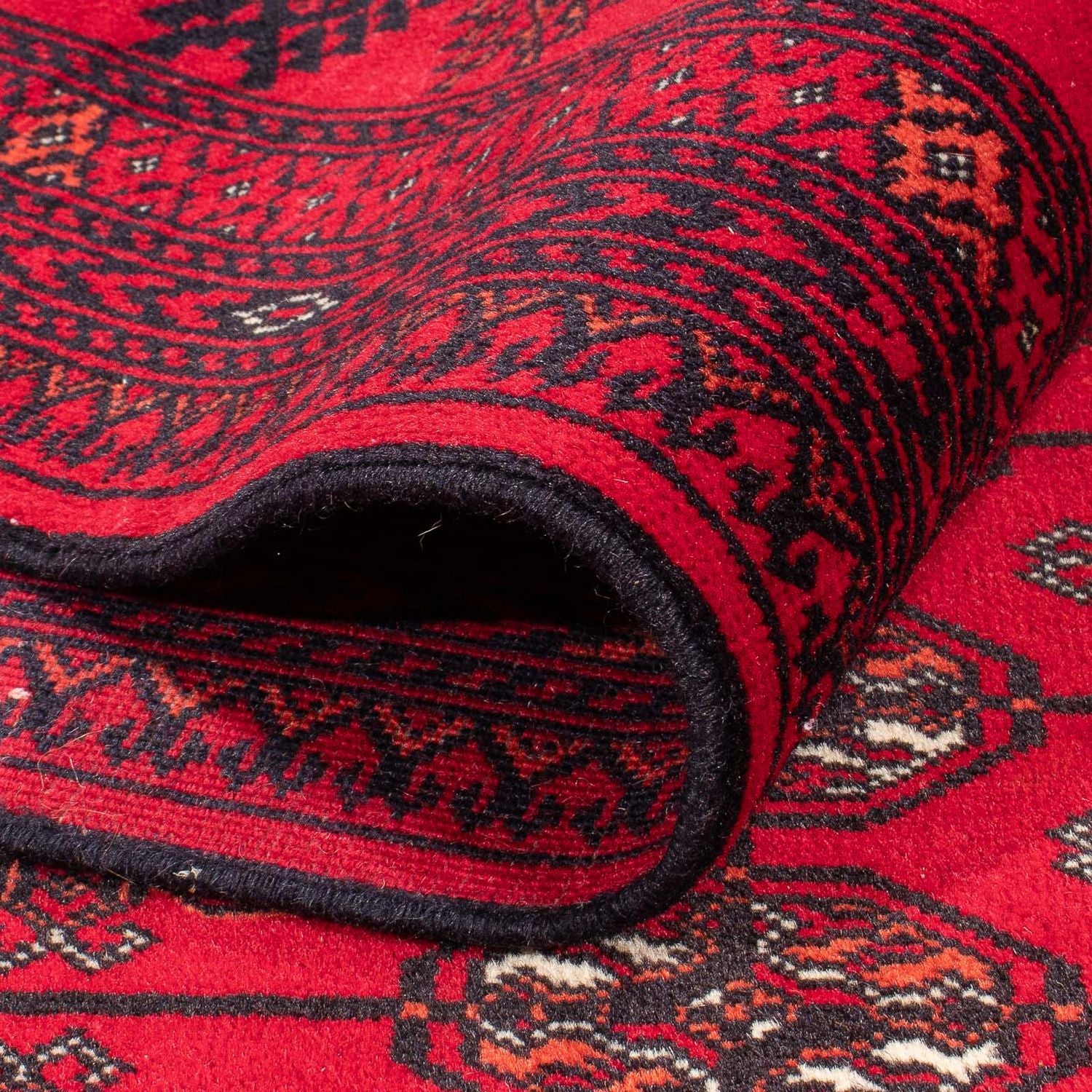 Afghan Teppich - Buchara - 282 x 200 cm - rot