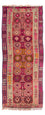 Läufer Kelim - Old - 374 x 129 cm - mehrfarbig