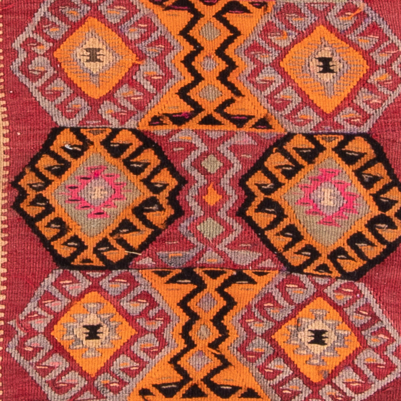 Läufer Kelim - Old - 374 x 129 cm - mehrfarbig