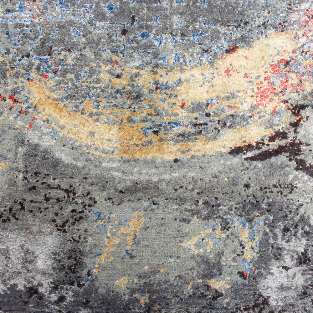 Designer Teppich - 250 x 195 cm - mehrfarbig