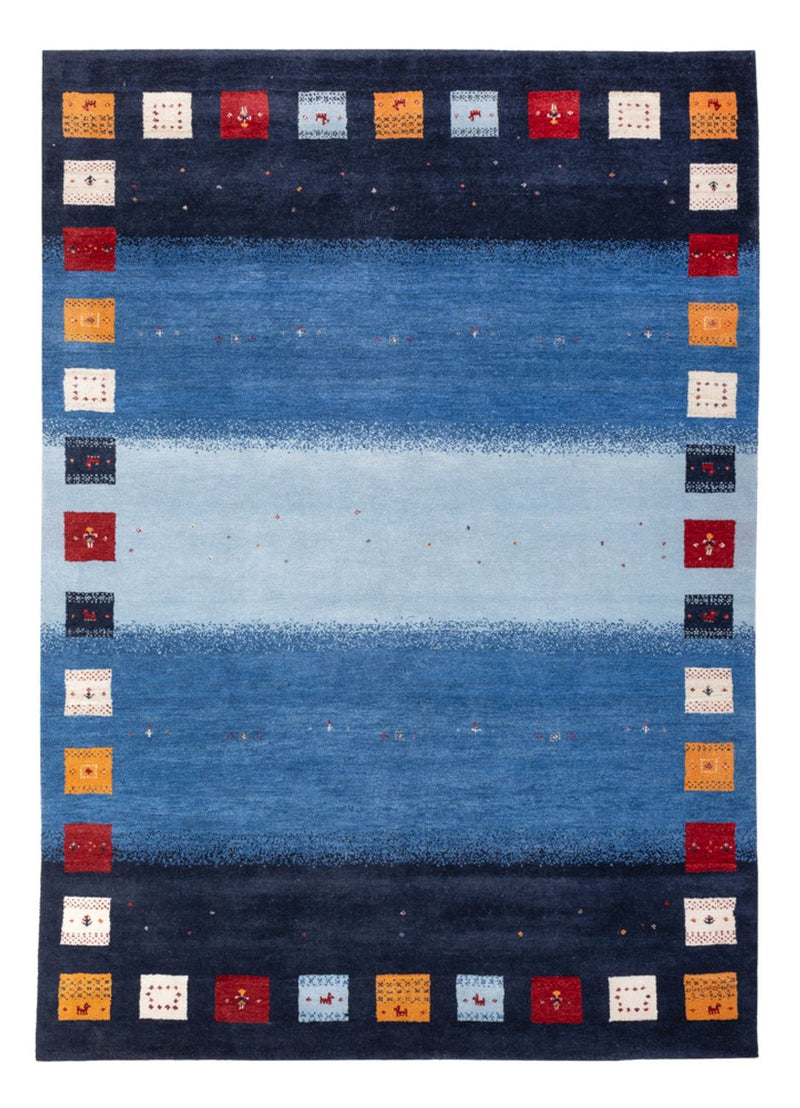 Gabbeh Teppich - Loribaft Indus - 240 x 169 cm - blau