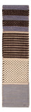 Läufer Woll - 124 x 33 cm - mehrfarbig