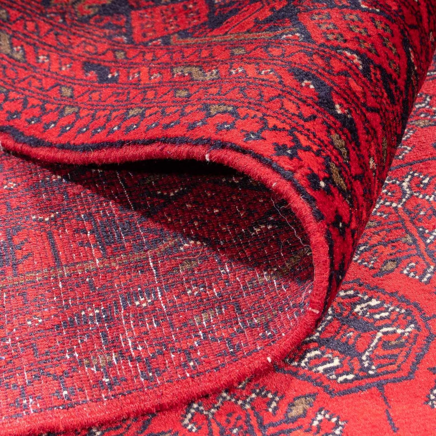 Afghan Teppich - 343 x 248 cm - rot