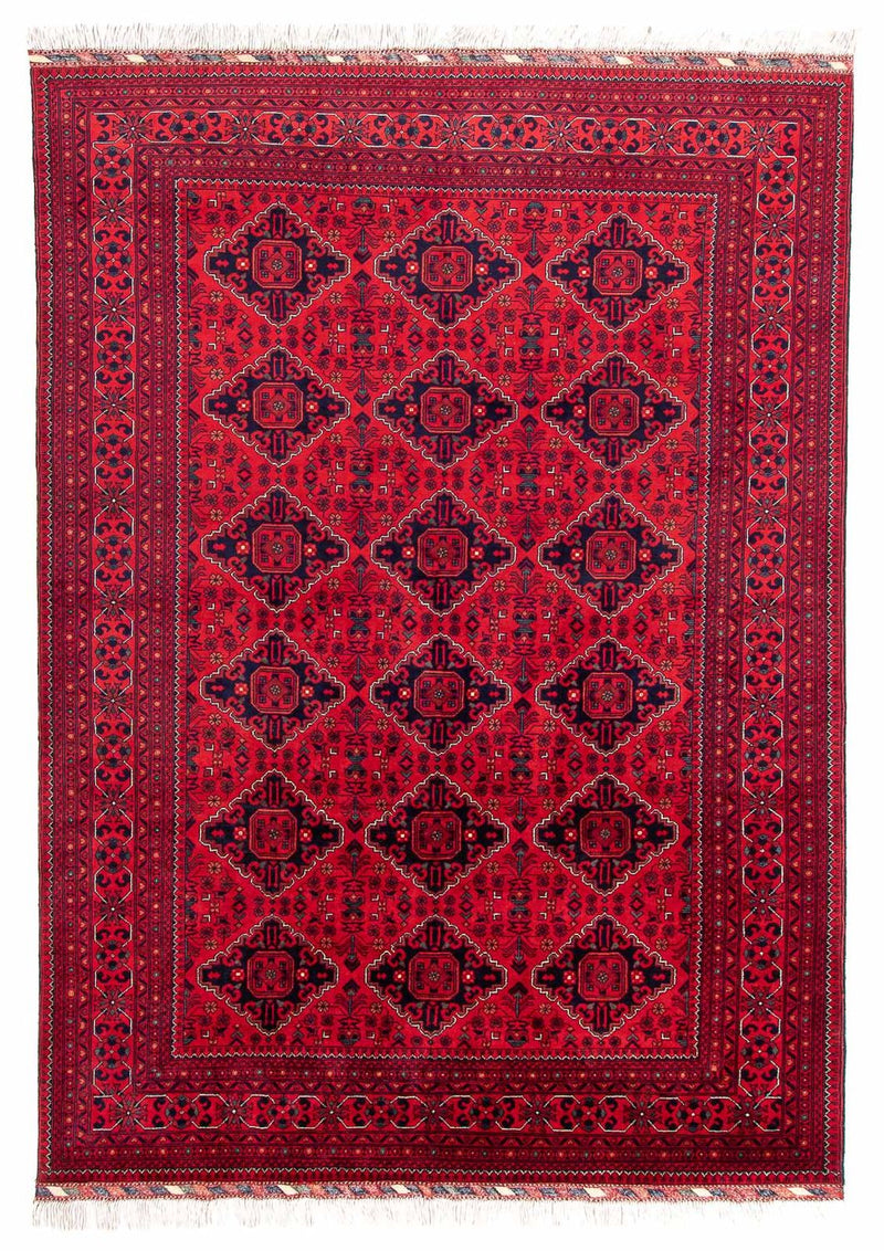 Afghan Teppich - 298 x 198 cm - rot