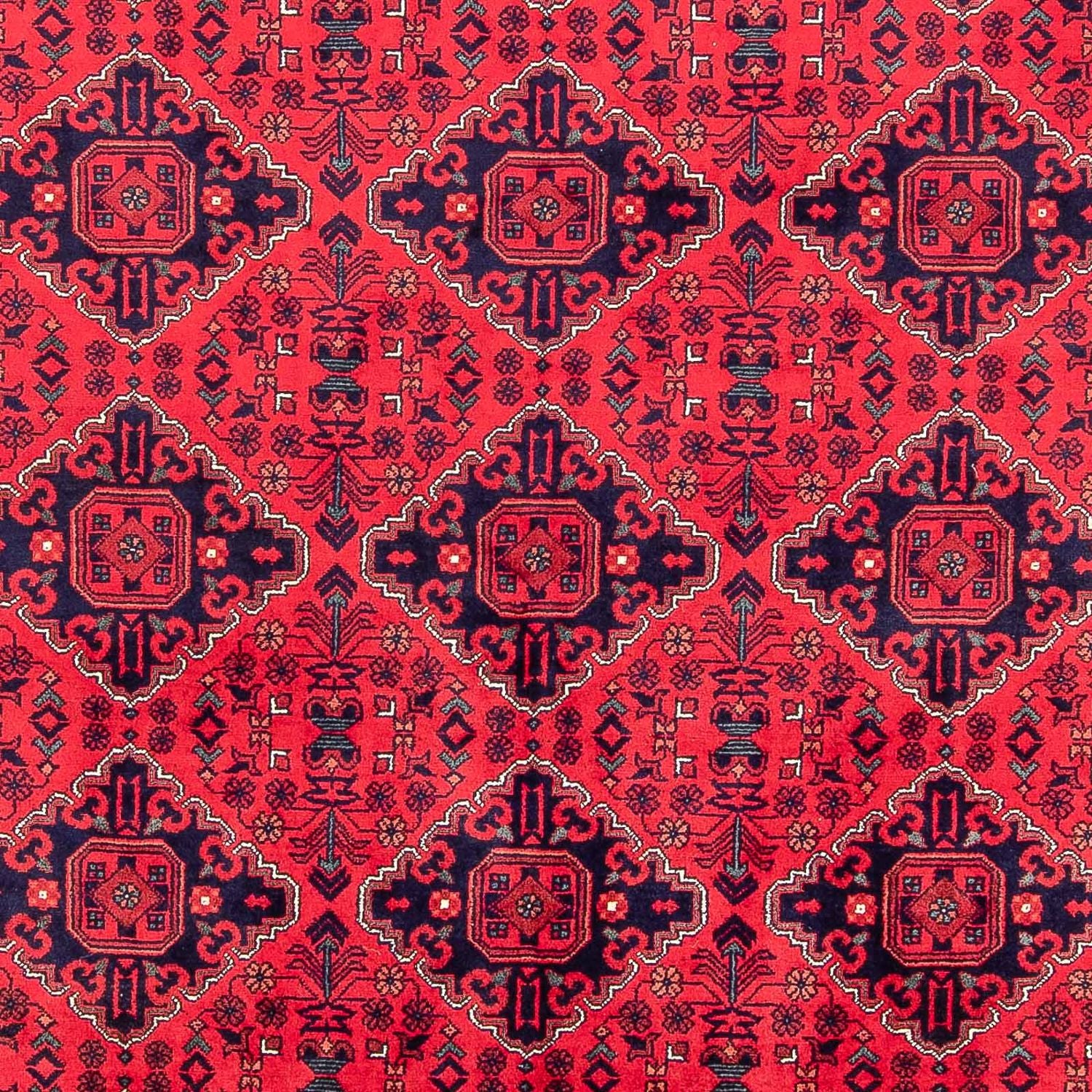 Afghan Teppich - 298 x 198 cm - rot
