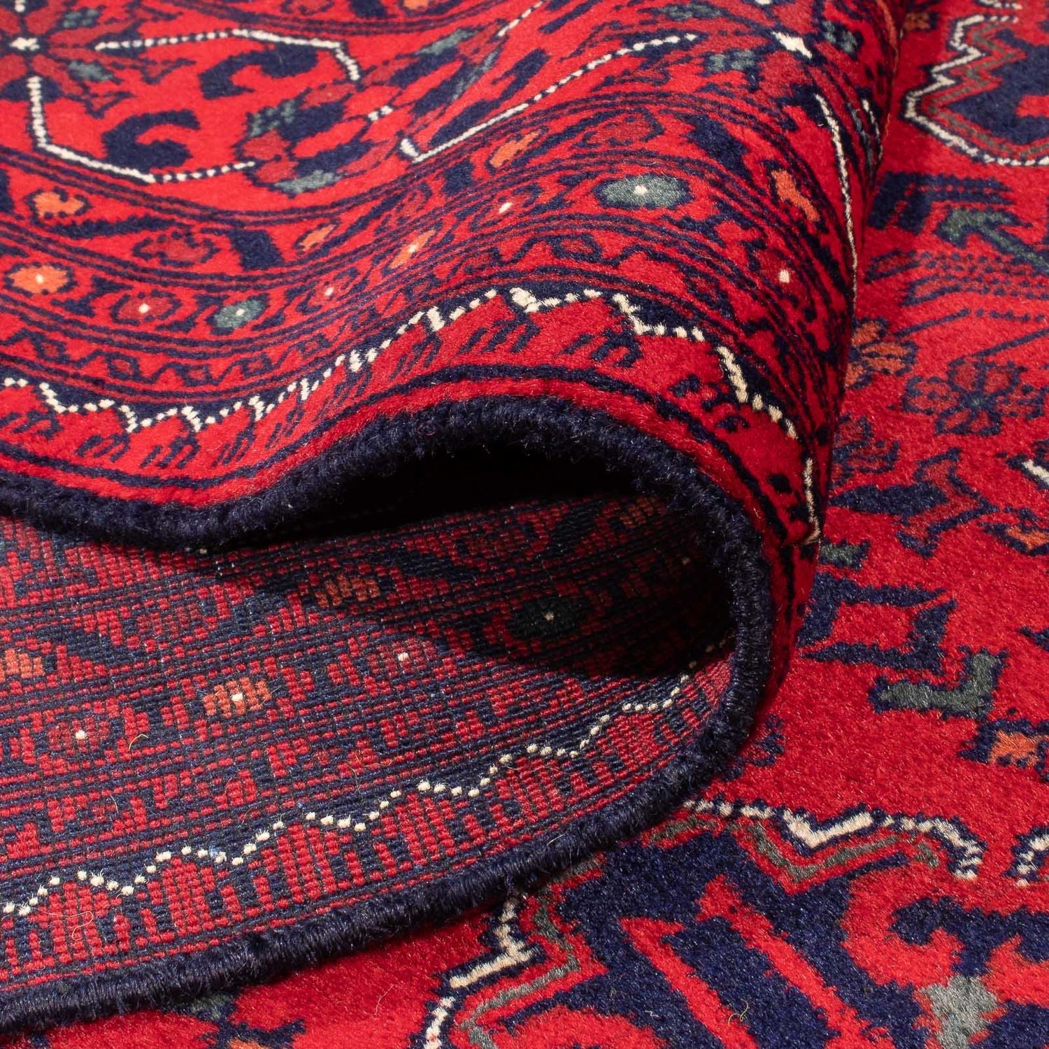 Afghan Teppich - 298 x 198 cm - rot