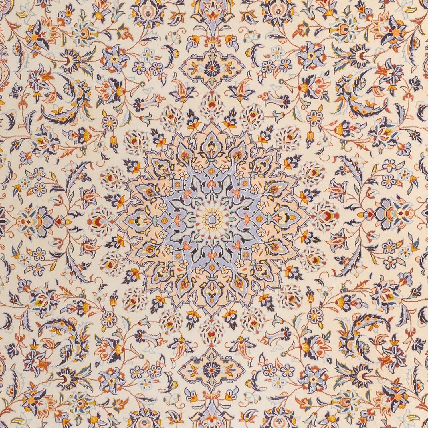 Perserteppich - Keshan quadratisch  - 415 x 395 cm - sand