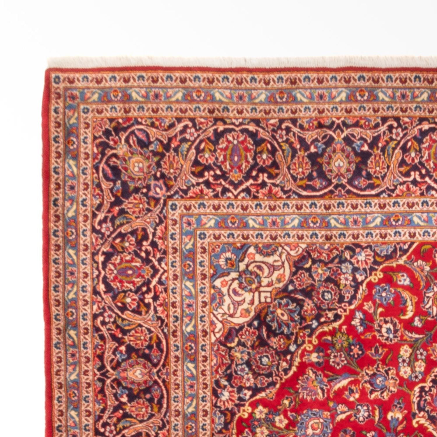 Perserteppich - Keshan - 354 x 218 cm - rot