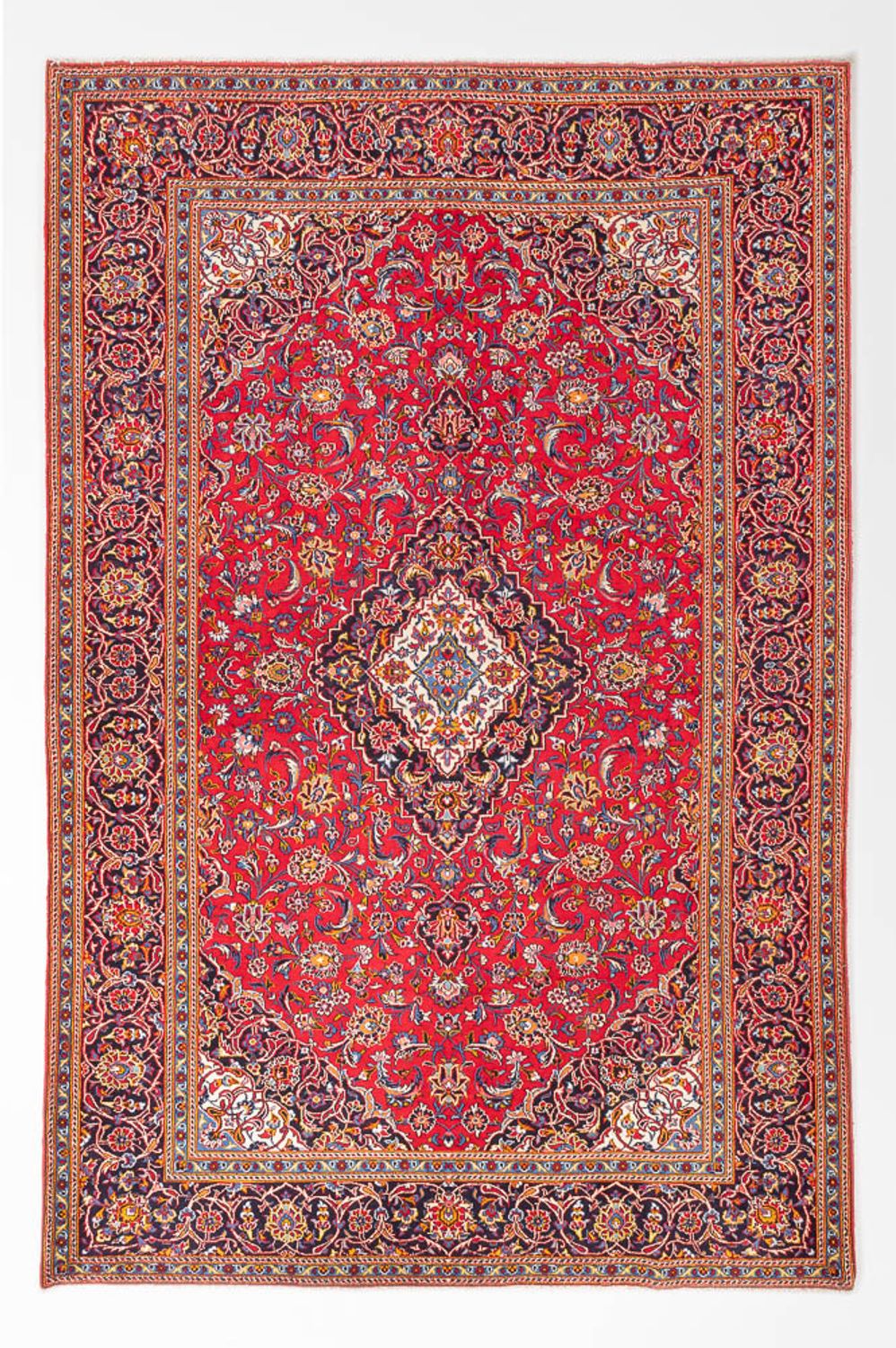 Perserteppich - Keshan - 300 x 218 cm - rot