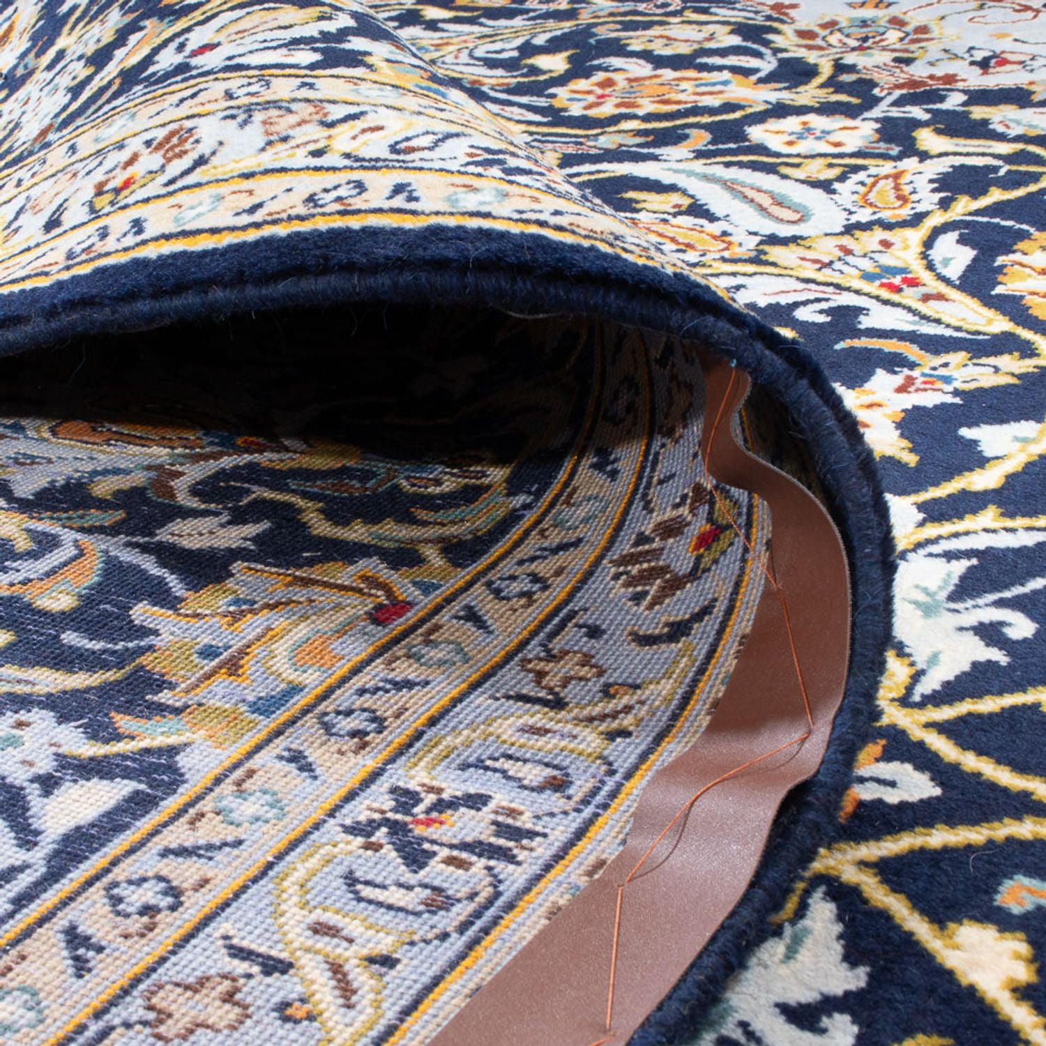Perserteppich - Keshan - 425 x 307 cm - dunkelblau