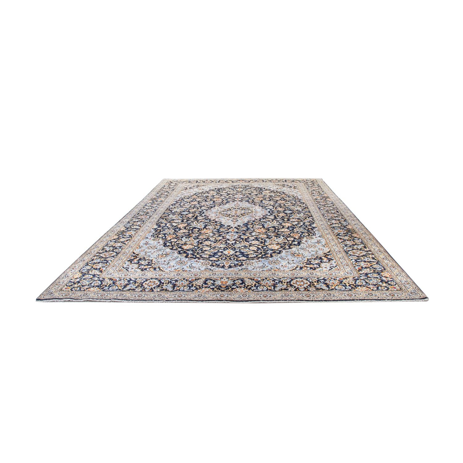 Perserteppich - Keshan - 425 x 307 cm - dunkelblau