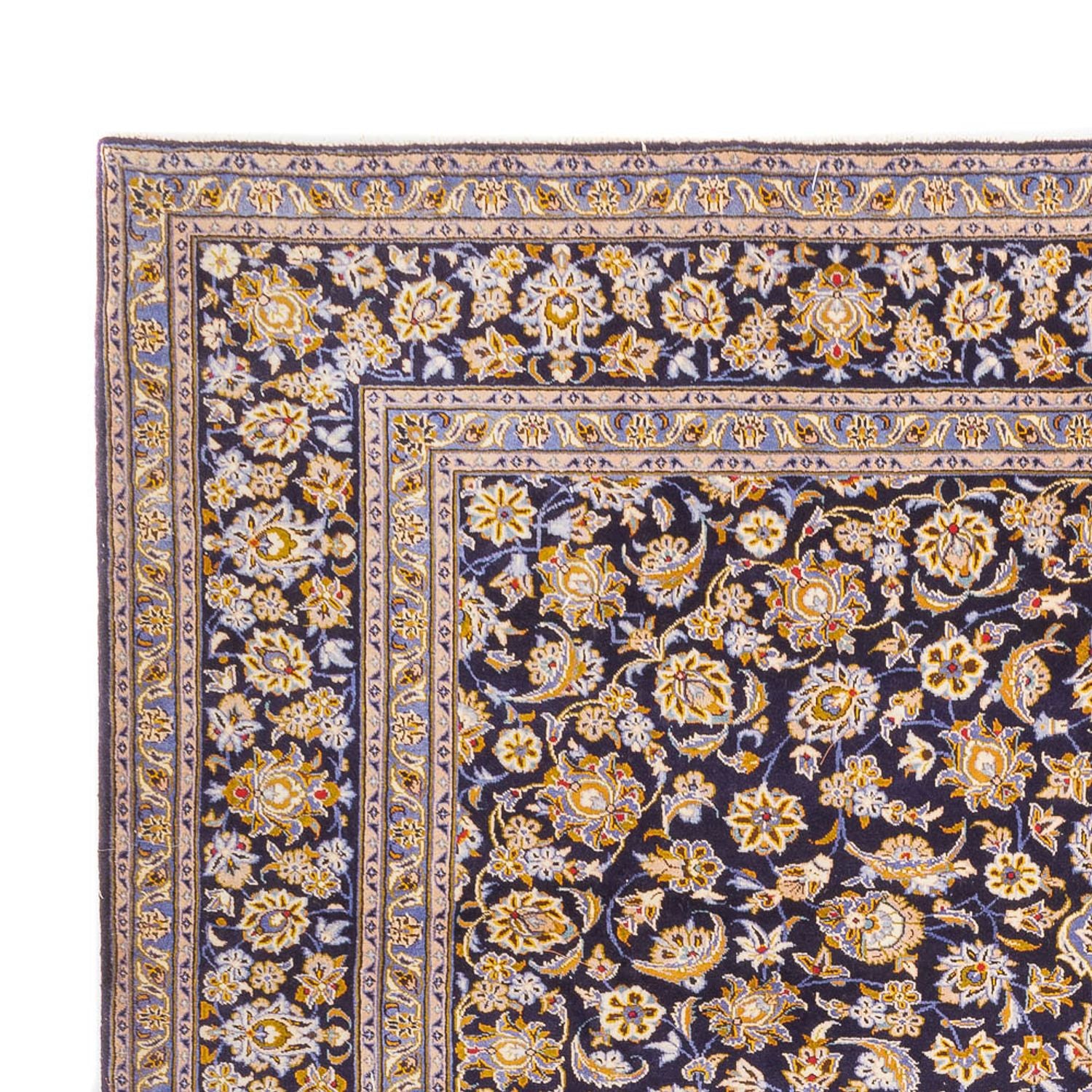 Perserteppich - Keshan - 420 x 318 cm - dunkelblau