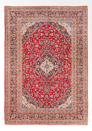 Perserteppich - Keshan - 350 x 250 cm - rot