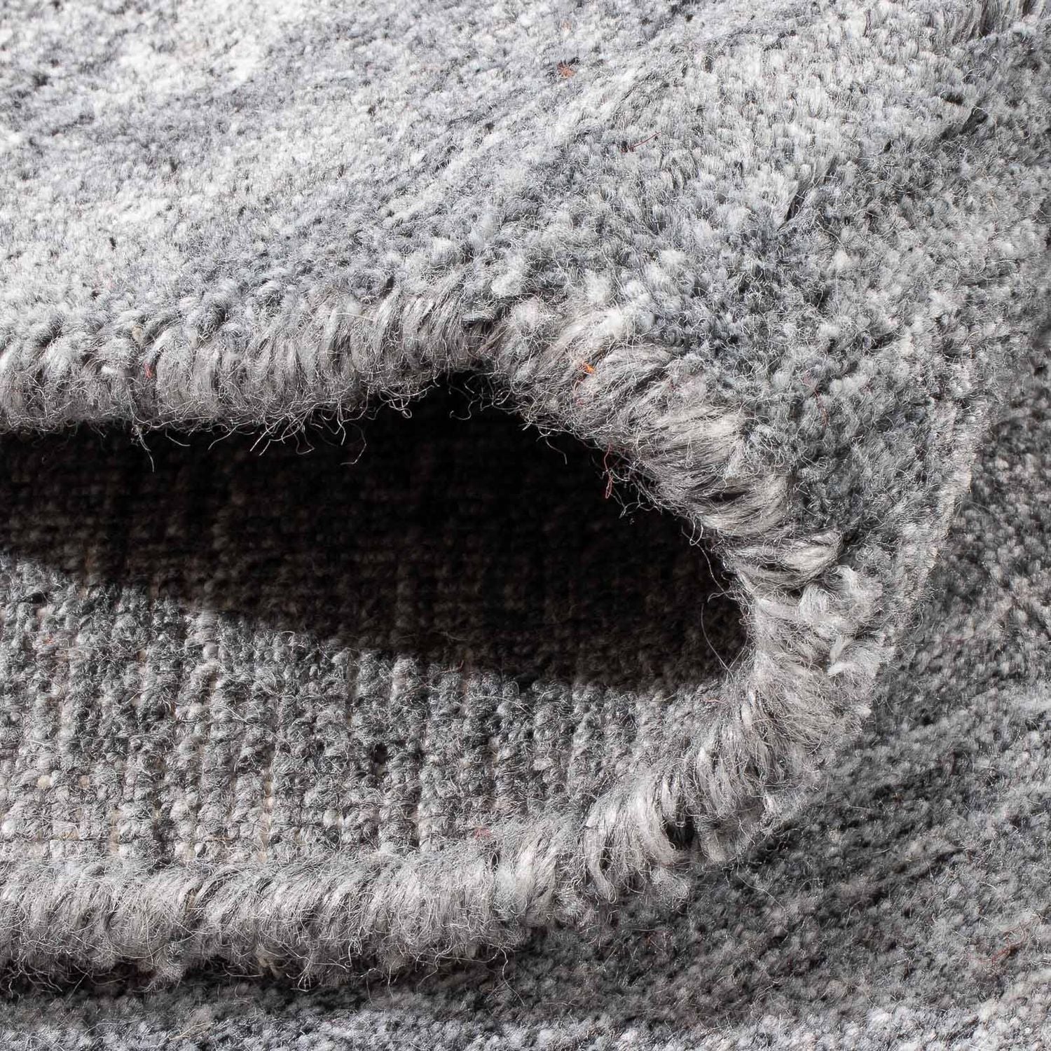 Gabbeh Teppich - Loribaft Softy - 150 x 83 cm - grau