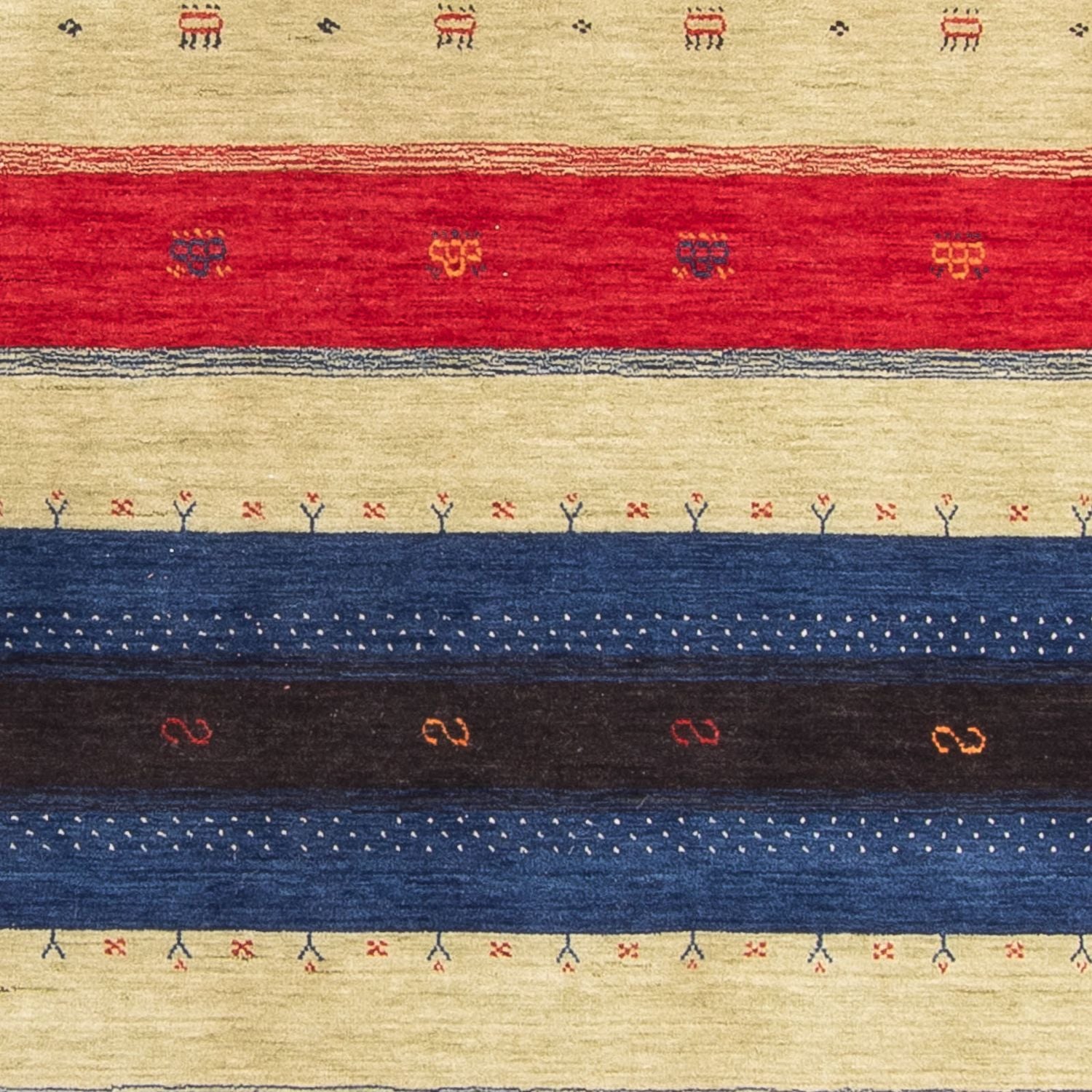 Gabbeh Teppich - Loribaft Softy - 242 x 170 cm - mehrfarbig