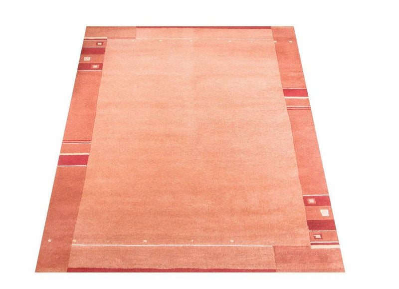 Nepal Teppich 140 x 70 cm - orange