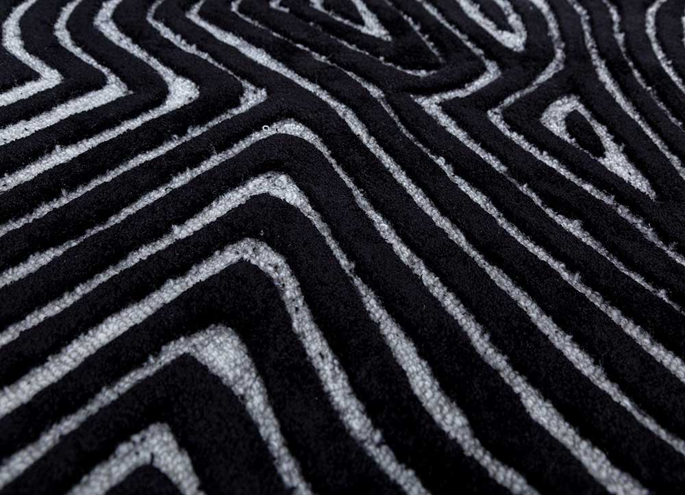 Teppich rund  - 180 x 180 cm - grau