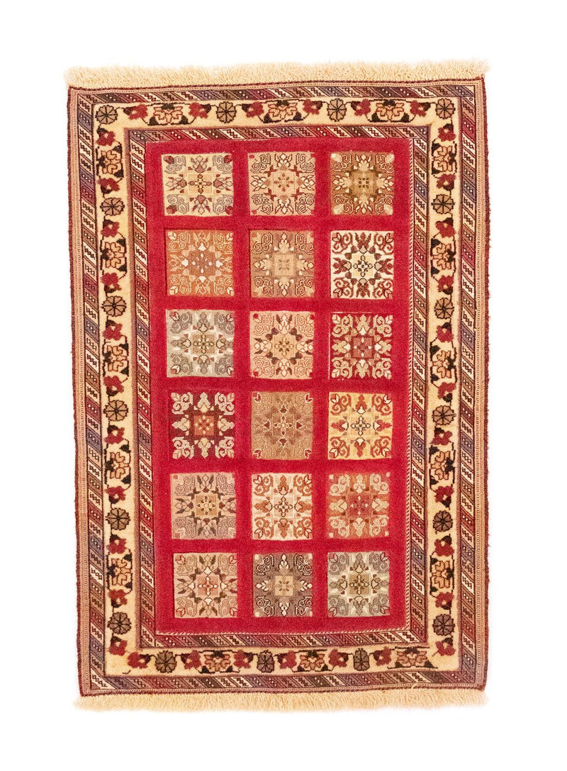 Perserteppich - Nomadic 121 x 81 cm - rot