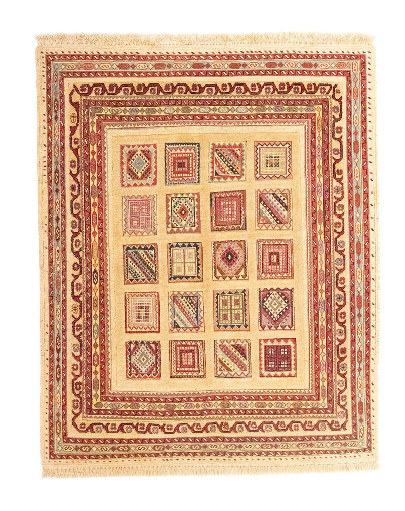 Perserteppich - Nomadic 149 x 121 cm - gold