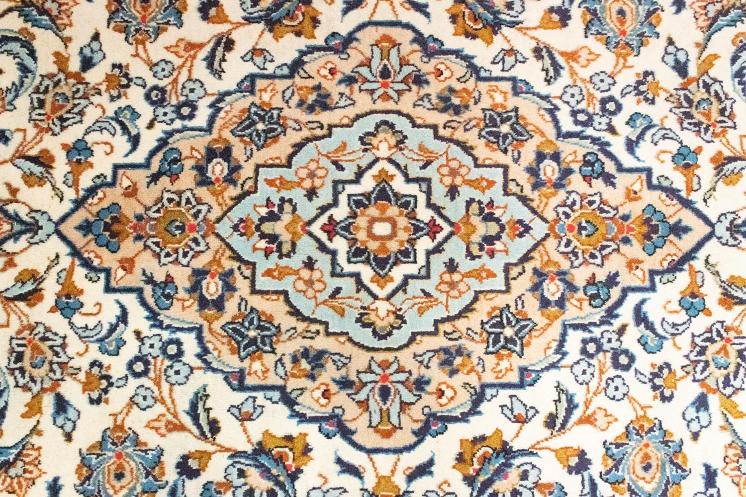 Perserteppich - Keshan 309 x 195 cm - beige