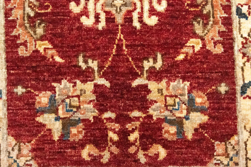 Ziegler Teppich 100 x 63 cm - rot