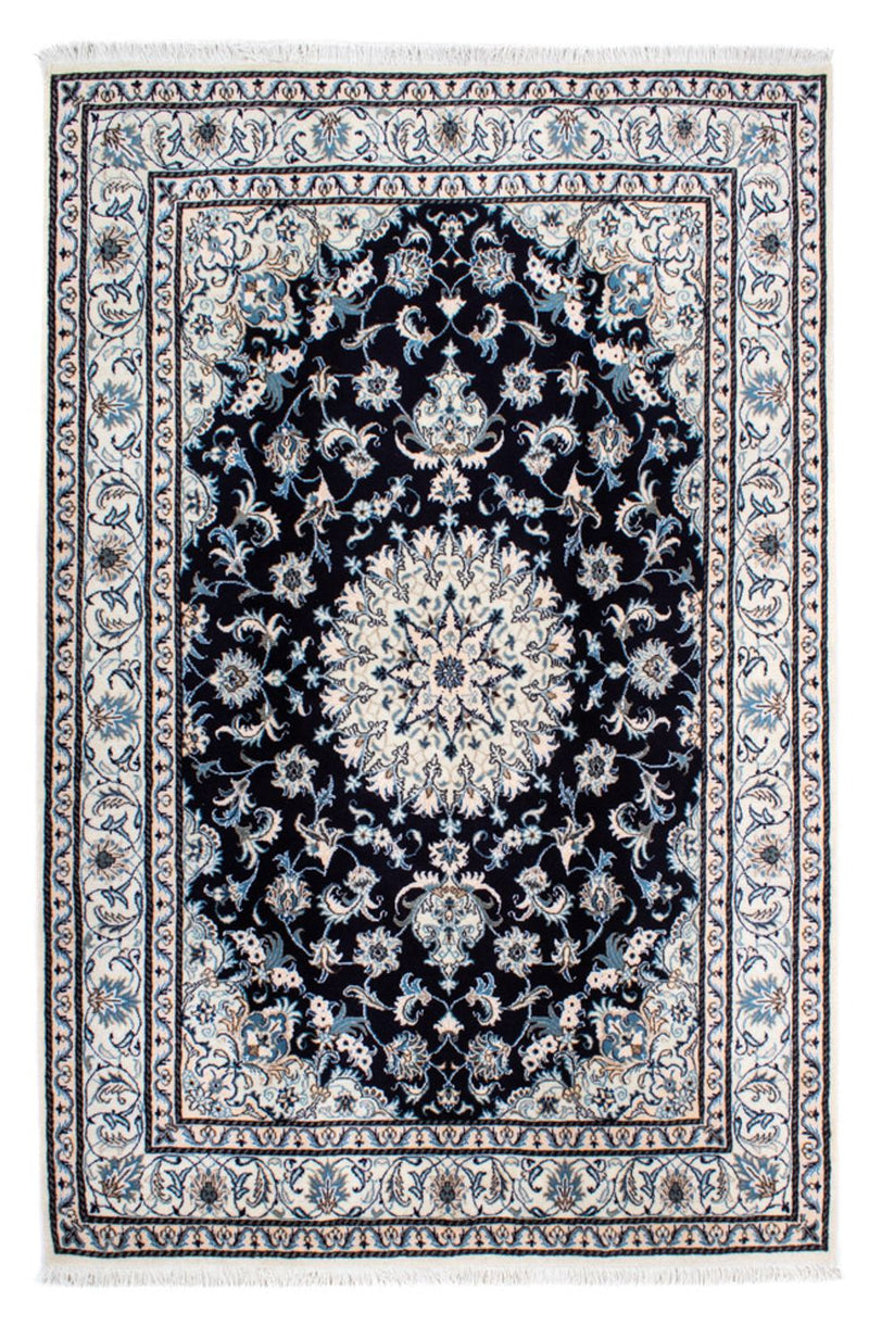 Perserteppich - Nain - 239 x 166 cm - dunkelblau