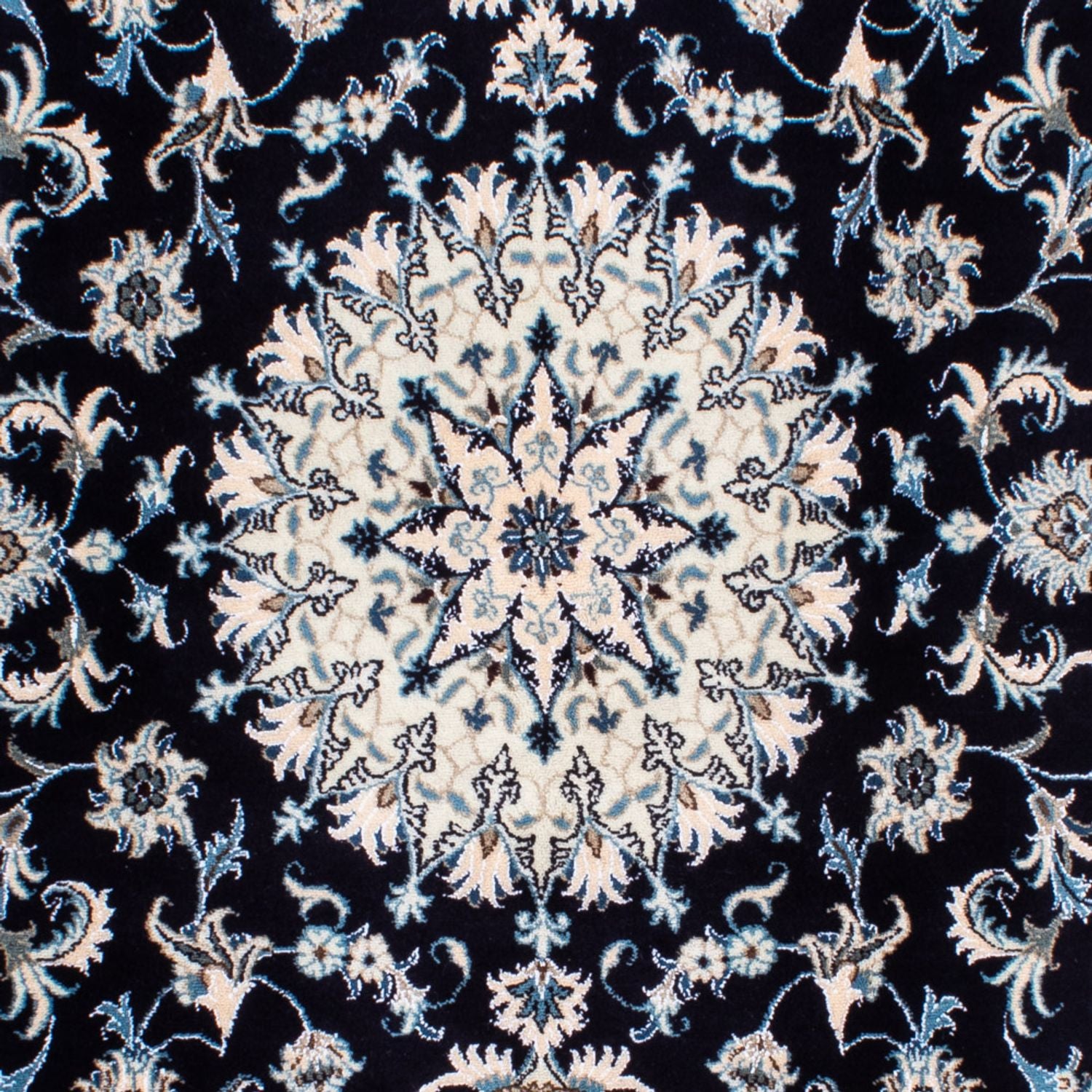 Perserteppich - Nain - 239 x 166 cm - dunkelblau