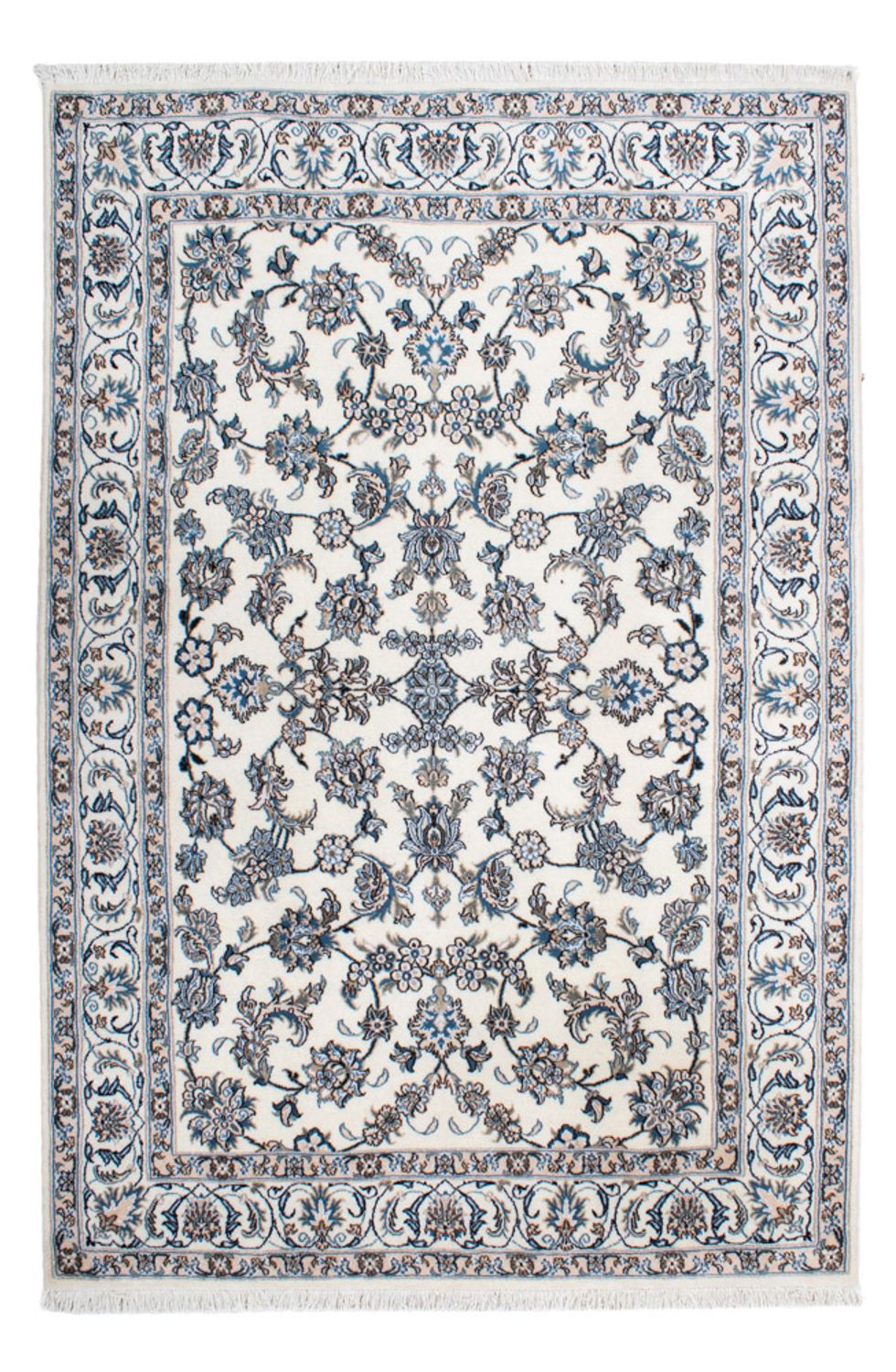 Perserteppich - Nain - 243 x 166 cm - creme
