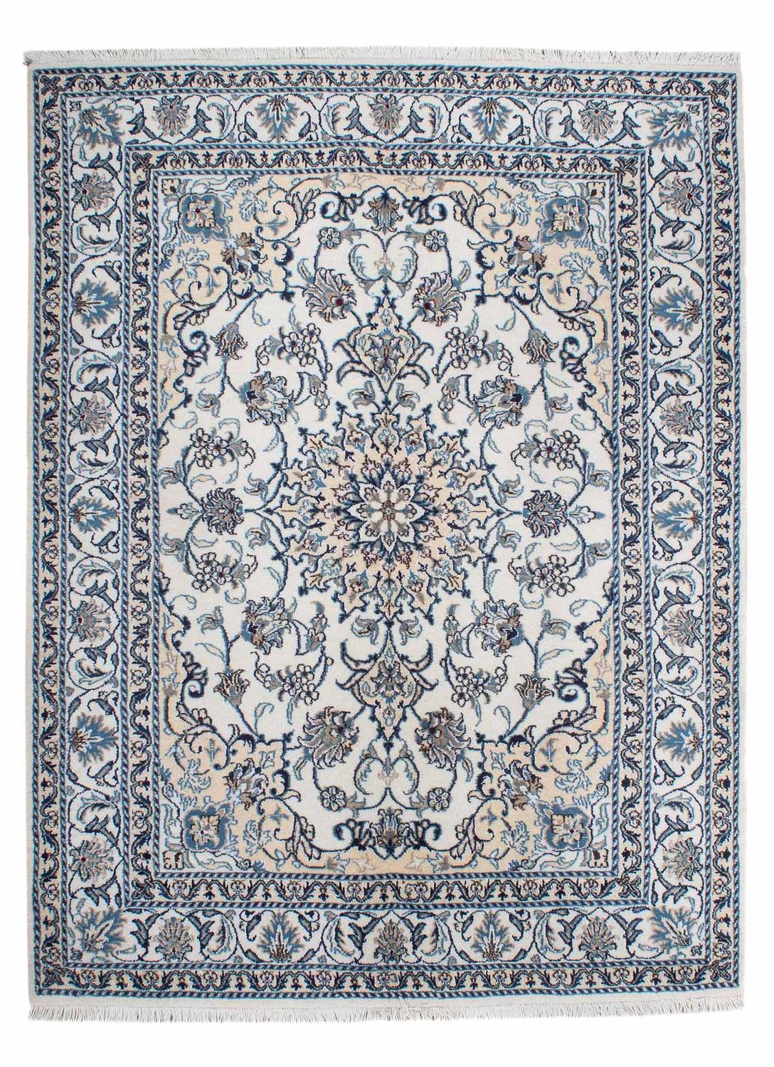 Perserteppich - Nain - 198 x 149 cm - beige