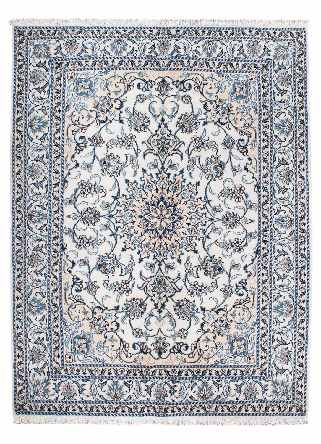 Perserteppich - Nain - 197 x 150 cm - beige