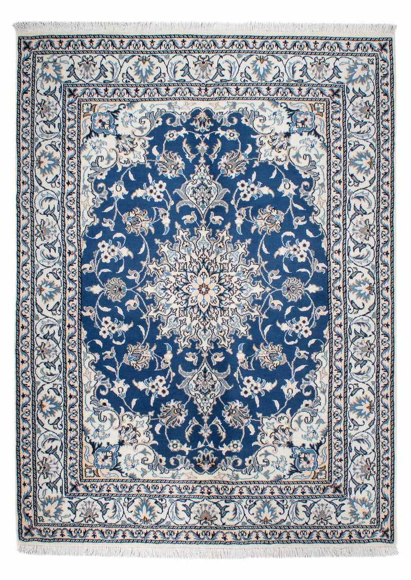 Perserteppich - Nain - 200 x 145 cm - blau