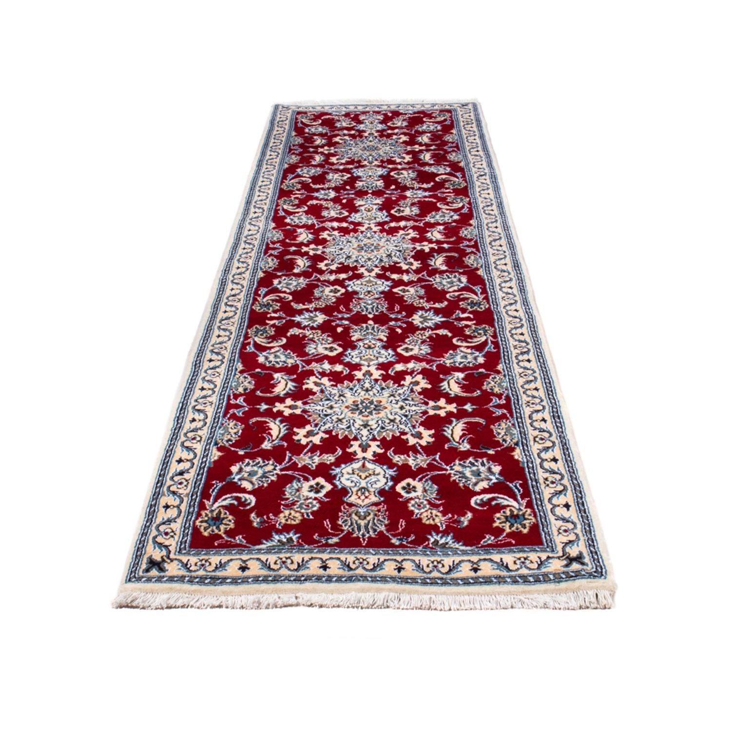 Läufer Perser - Nain - 296 x 81 cm - rot
