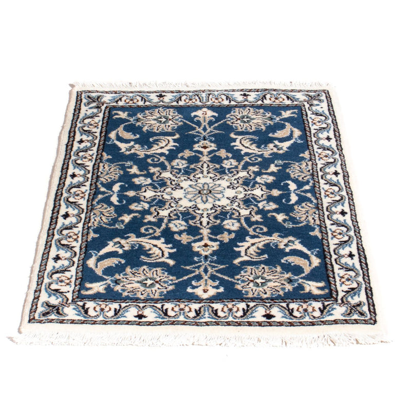 Perserteppich - Nain - 90 x 60 cm - blau