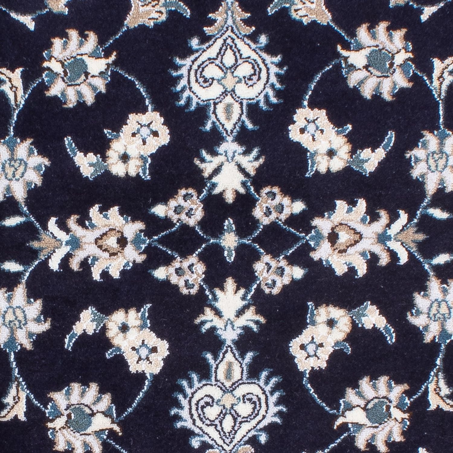 Läufer Perser - Nain - 202 x 78 cm - dunkelblau