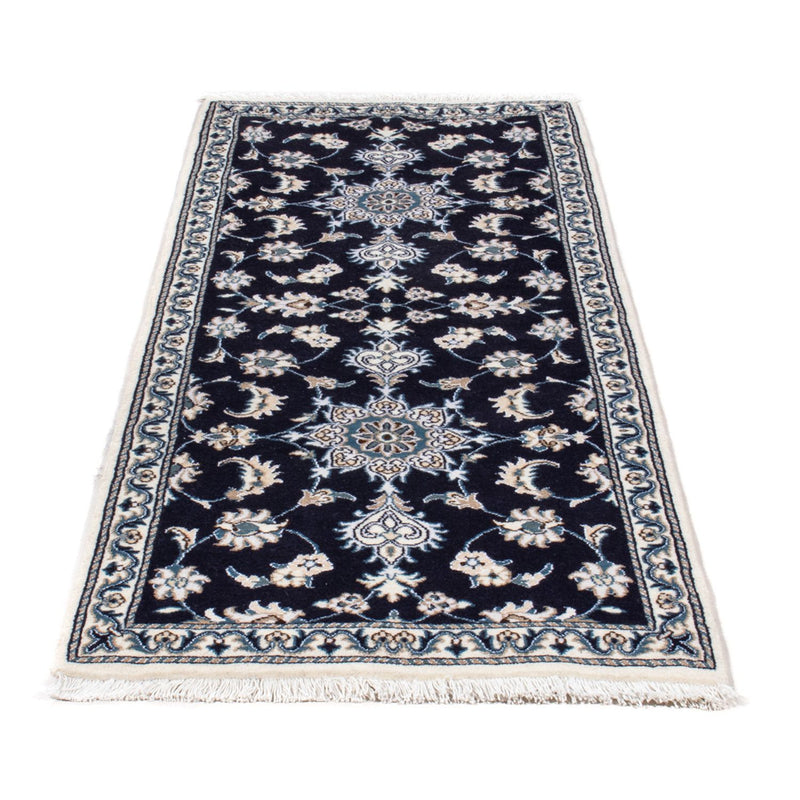 Läufer Perser - Nain - 202 x 78 cm - dunkelblau