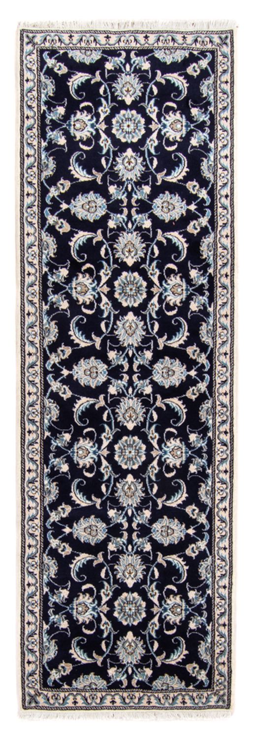 Perserteppich - Nain - 134 x 71 cm - dunkelblau
