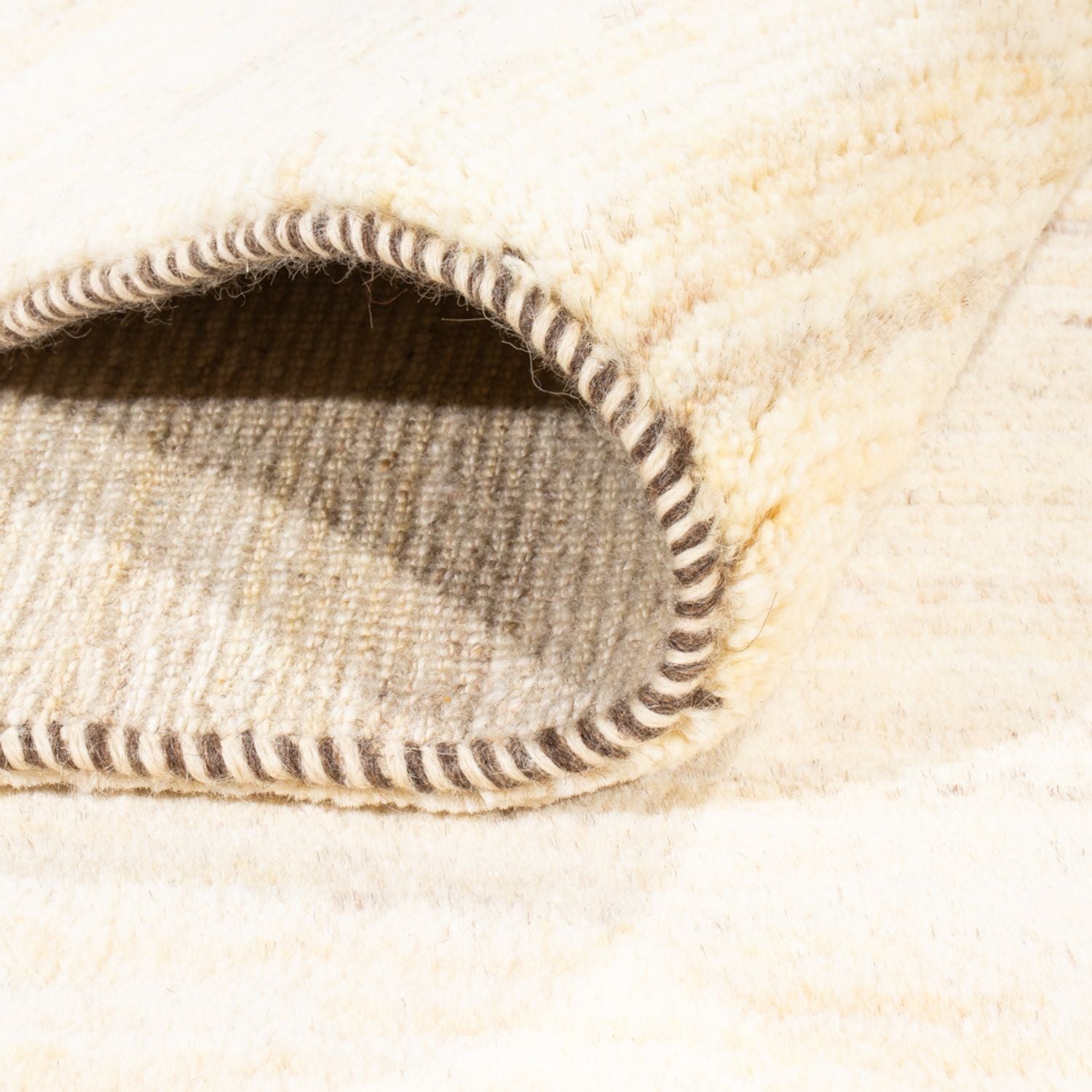 Gabbeh Teppich - Perser - 190 x 152 cm - beige