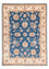 Ziegler Teppich - 201 x 152 cm - blau