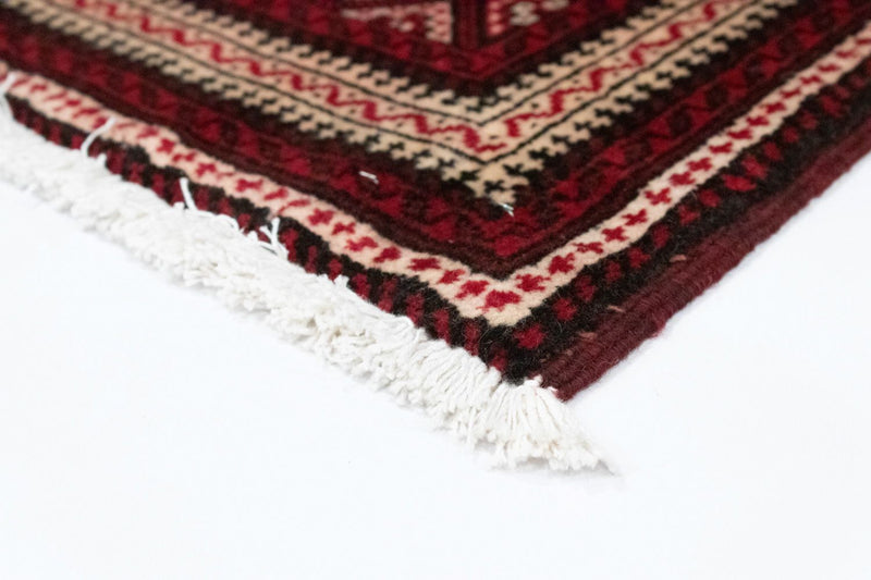 Belutsch Teppich 83 x 68 cm - rot