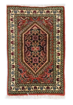 Perserteppich - Bidjar 60 x 40 cm - rot