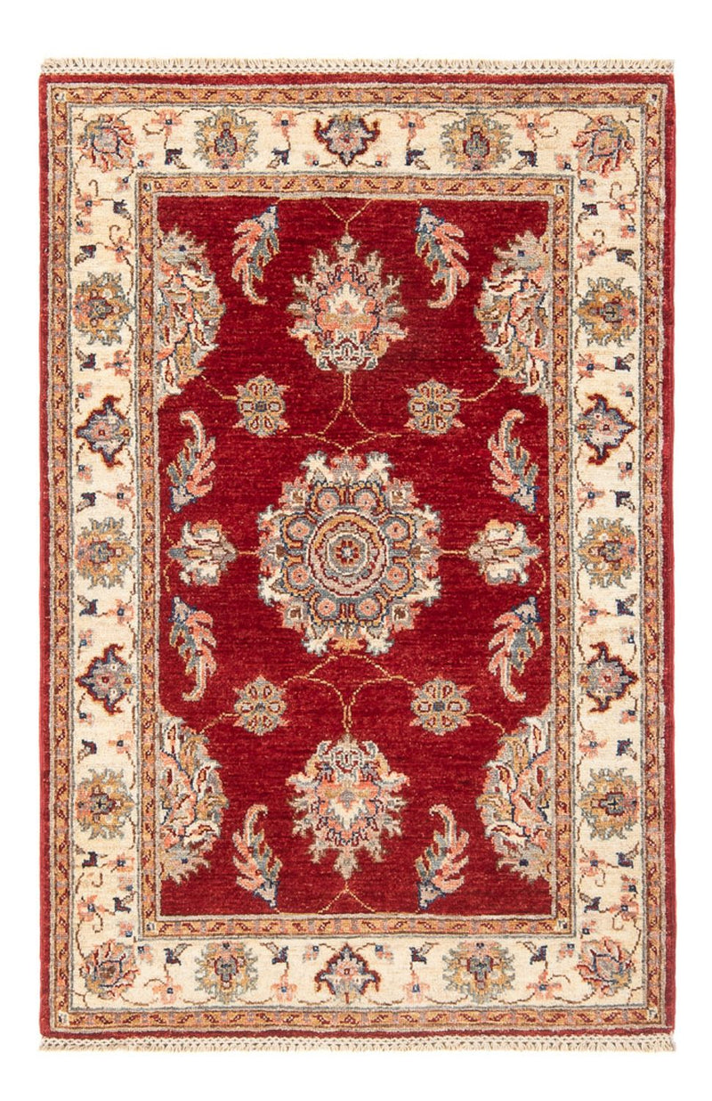Ziegler Teppich - 137 x 90 cm - rot