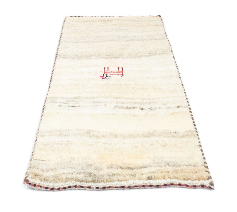 Gabbeh Teppich - Perser 60 x 40 cm - beige