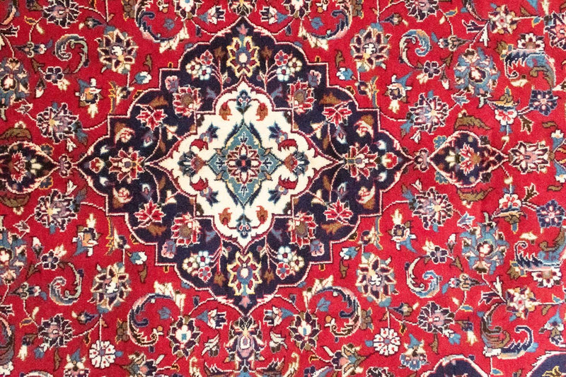 Perserteppich - Keshan 251 x 146 cm - rot